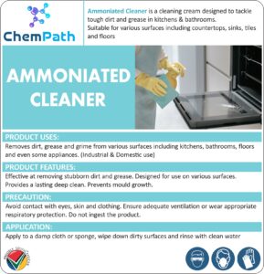 Amoniated Cleaner